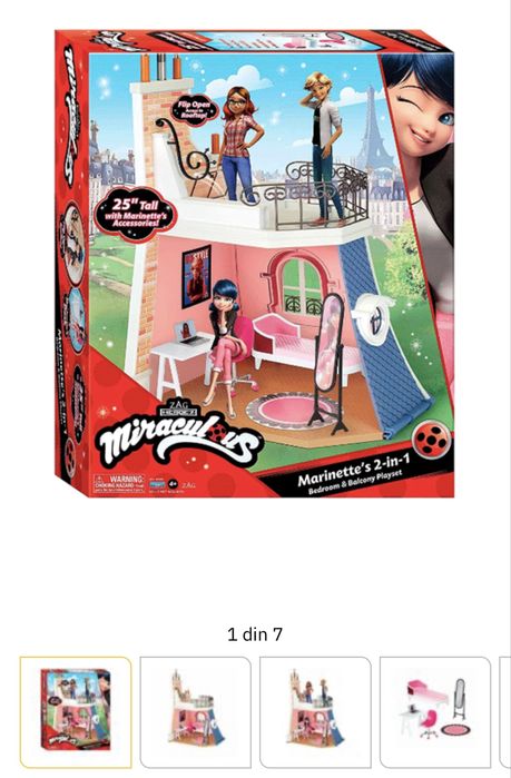 MIRACULOUS Casa lui Marinette+ papusi