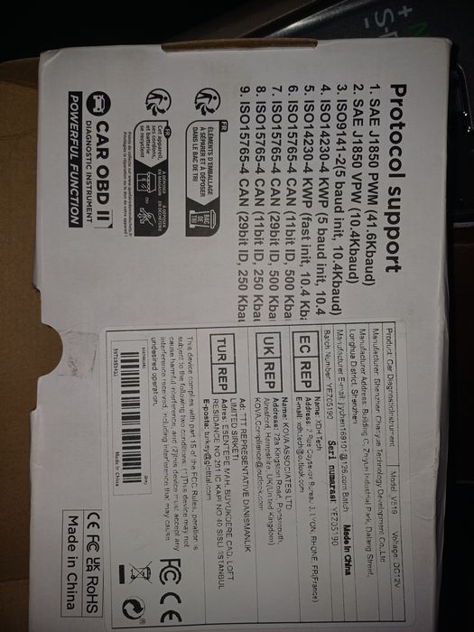 Продам ОБД сканер