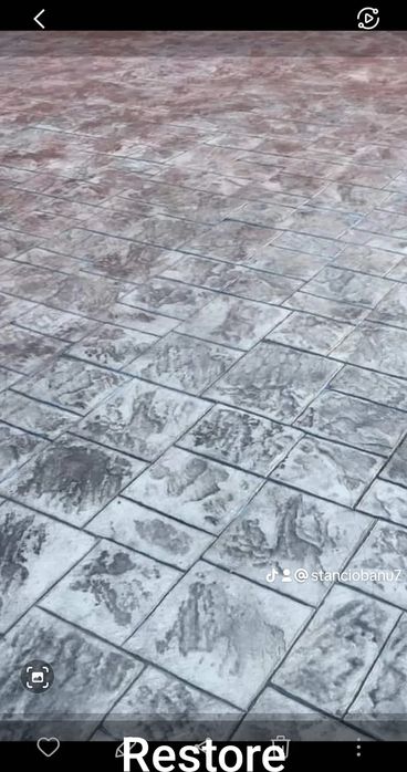 Beton amprentat Avans 0