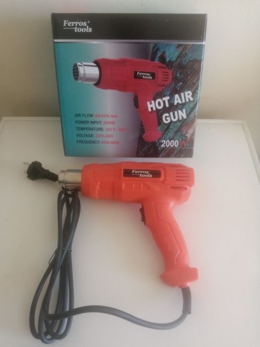 Пистолет за горещ въздух, нов в кутия.