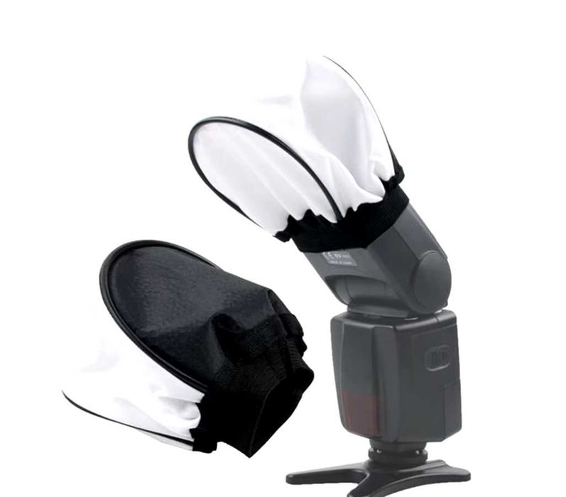 Дифузер / софтбокс за ръчна светкавица –универсален Canon, Nikon, Sony