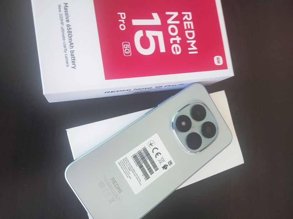 ЧИСТО НОВ Xiaomi Redmi Note 15 Pro 256GB / 8GB RAM 2 ГОДИНИ ГАРАНЦИЯ