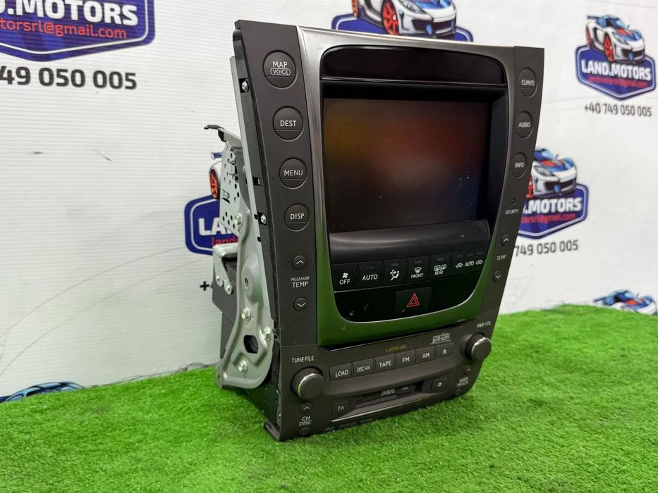 CONSOLA CENTRALA / DISPLAY NAVIGATIE / ECRAN CONTROL MEDIA / BUTOANE LEXUS GS 300 III 2009 3.0 BENZINA SEDAN COD OEM 86120-30G20-E0-2 HGPK000601EW 86111-30A50 462200-3030 303006364 2005-2011