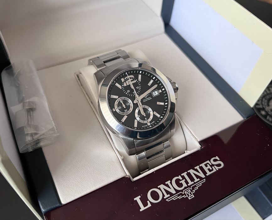 Longines Conquest 41mm Valjoux 300m Automatic L3.662.4.56.6