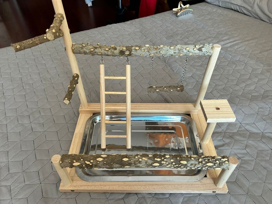 Игрална площадка за  малки и средни папагали