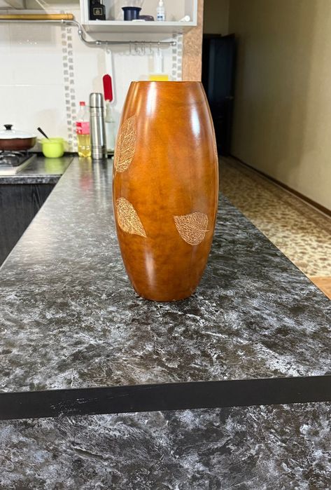 Ваза для цветов, для декора (дерево)