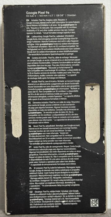 Google Pixel 9a Pret 1650 lei