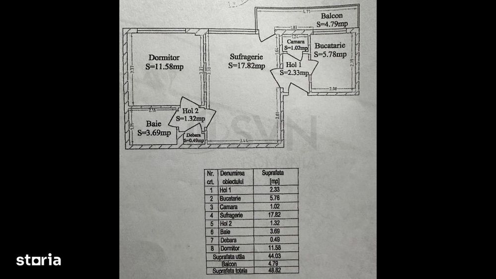 Apartament 2 camere 1 Mai Renovat