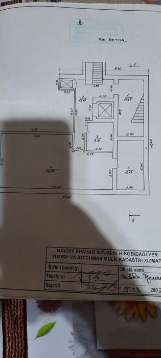2 этажда жой сотилади ески Нежность кафеси. Цумни йон томонида.