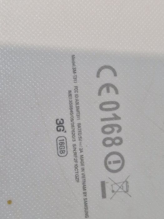 Tableta Samsung defecta. Nu se aprinde