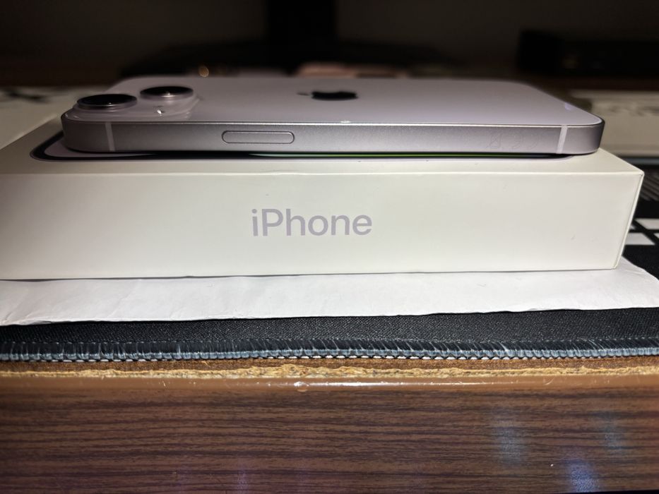 Telefon iPhone 14 Purple 128GB Liber de retea 85% baterie factura