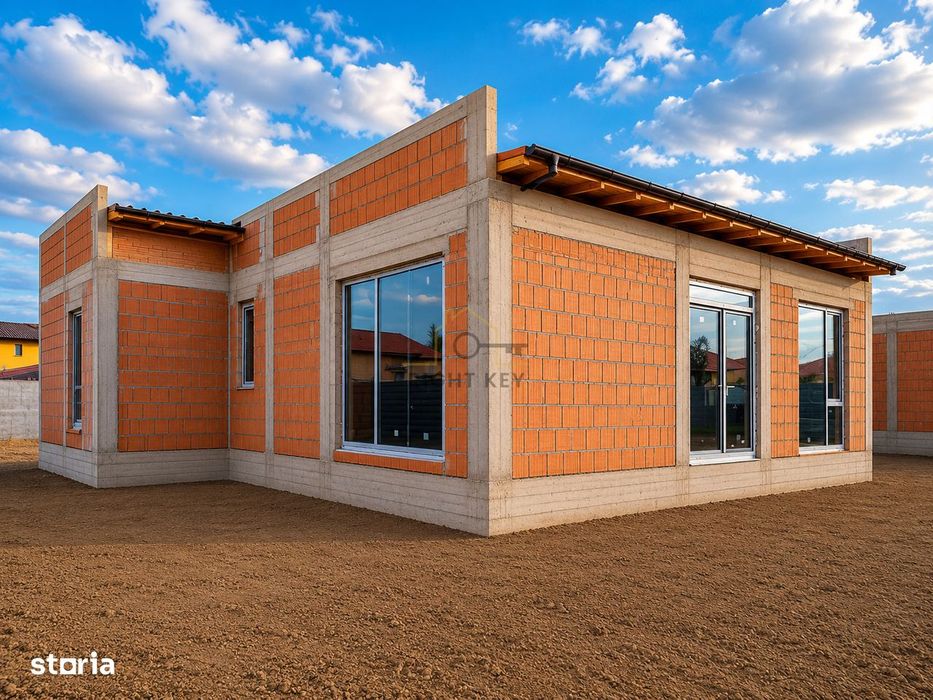 Casa la Rosu Domnesti, 4 Cam, Teren 500mp, Comision 0%