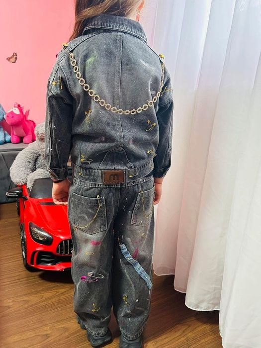 Set copii denim pictat