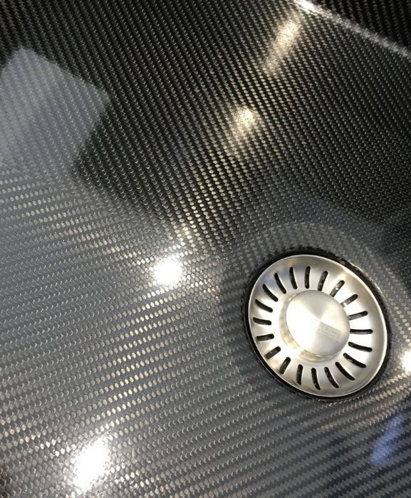 Chiuvete fibră de carbon pt casă, camper, rulote, bărci