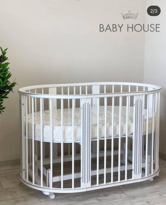 Комплект Детская Кроватка Шкаф Комод-пеленальный столик Baby-house