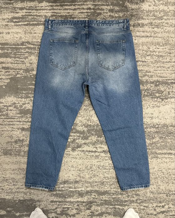 Мъжки сини скъсани дънки 36