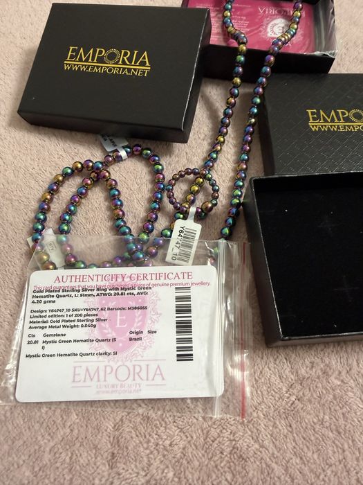 Set colier/bratara si inel Emporia