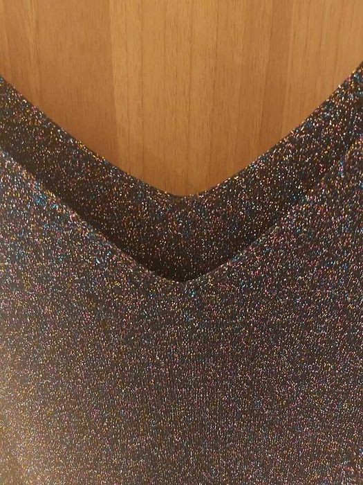 Елегантна дамска рокля RESERVED с брокат, размер: S