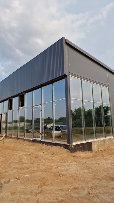 Витражи алюминиевые