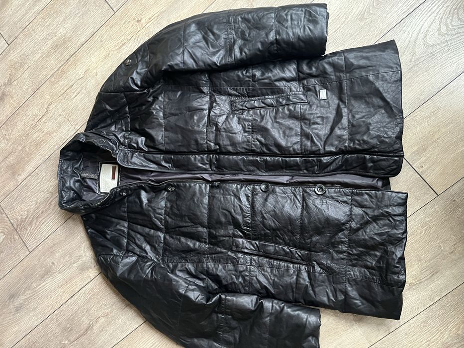 MILESTONE : Дълго зимно яке естествена кожа размер 54/ХЛ Оригинал