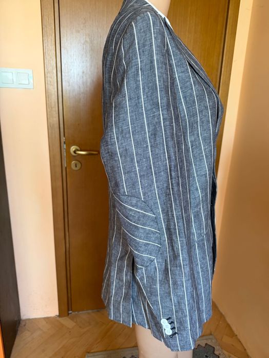 Мъжко  ленено ленено сако British Indigo, размер L/XL