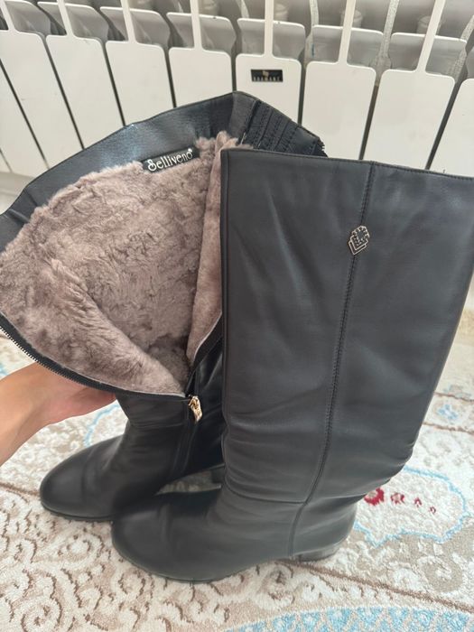 Сапоги натуральная кожа