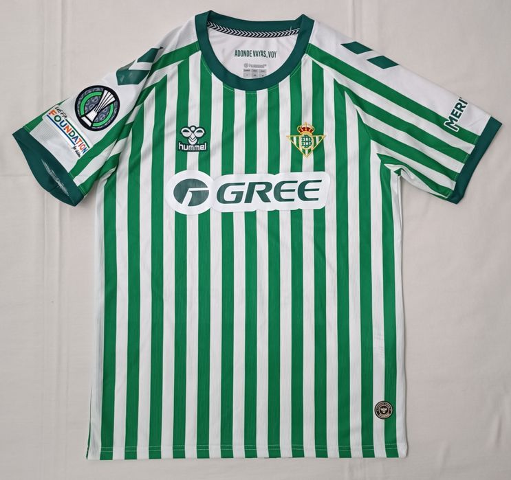Hummel Real Betis 2024/25 Home Jersey оригинална тениска S Реал Бетис