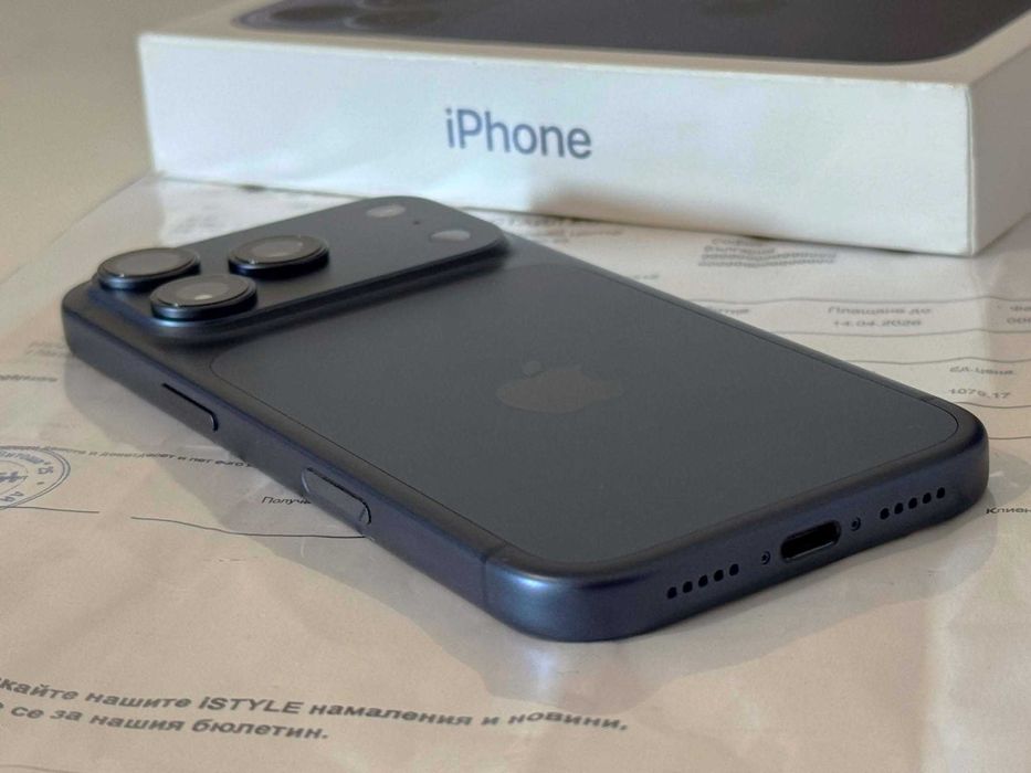 Бартер! 24м.Гаранция! iPhone 17 Pro Deep Blue (Син) 47 Цикъла.