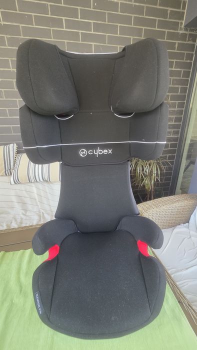 Scaun auto ISOFIX Cybex Solution X-Fix, Pure Black, 15-36 kg, Negru