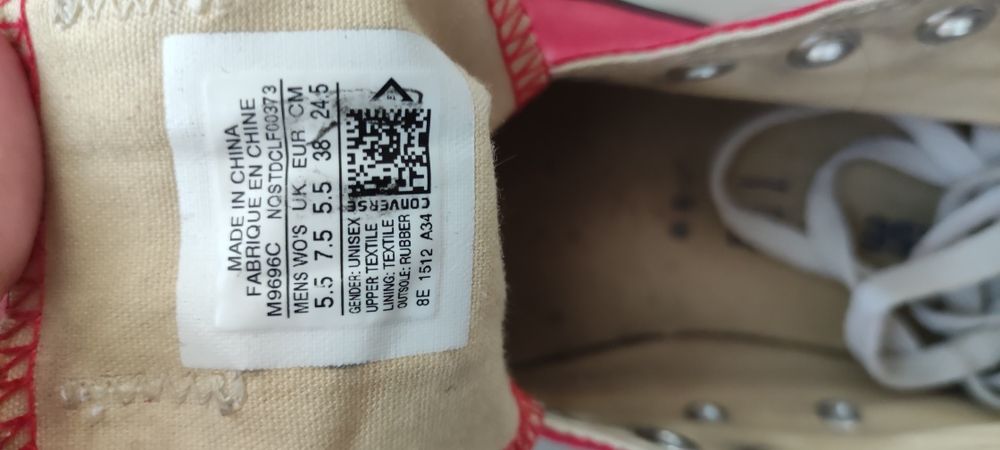 Converse roșii mărimea 38