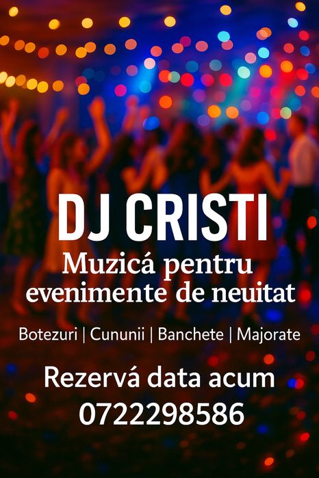 DJ Sonorizări Evenimente, Botez, Cununie, Majorat, Banchet, Oltenita