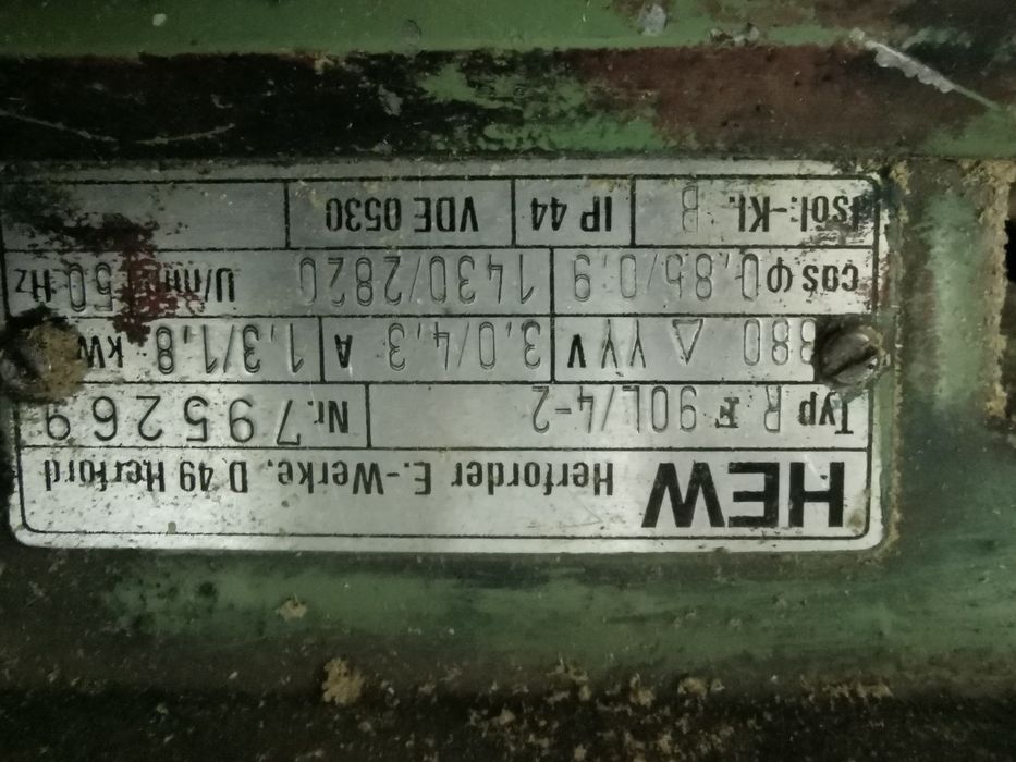 Vand motor trifazat 1,8kw