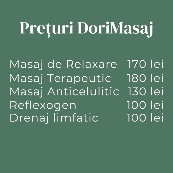 Masaj terapeutic & relaxare in Iași - ATENTIE: NU oferim erotic!