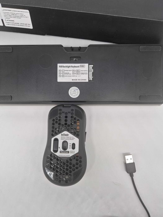 Kit Gaming Wireless RedThunder K62 60% & Mouse - Resigilat