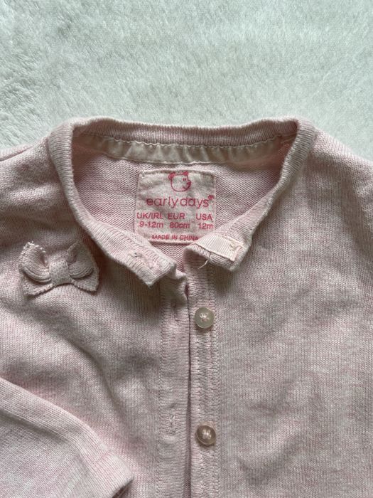 Кофта для девочки 12мес