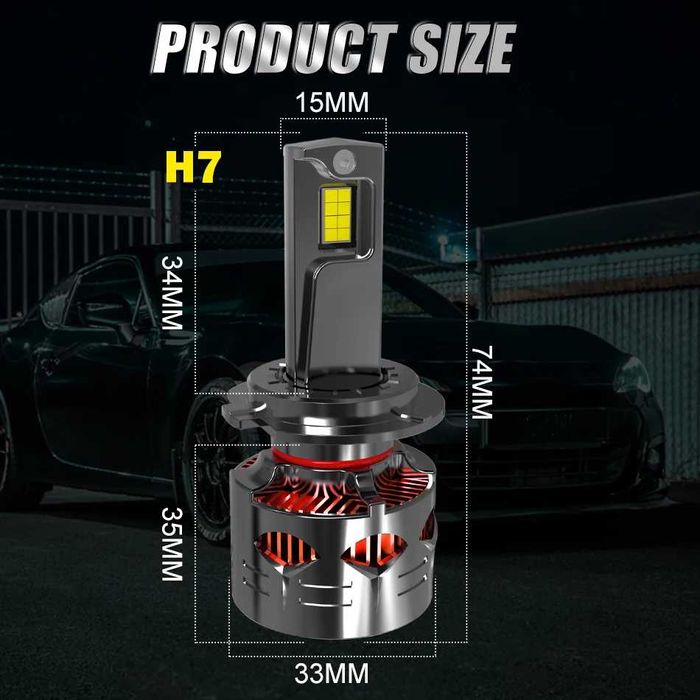 Dualvision Н7 Комплект LED крушки