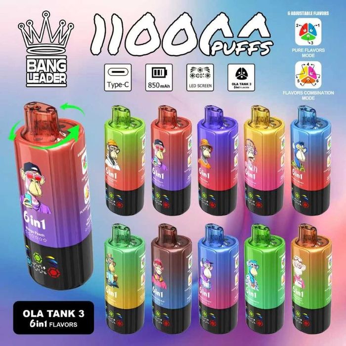Vape  Bang 110k puff 6 in 1