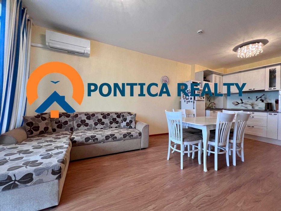 Двустаен апартамент в Слънчев Бряг на първа линия