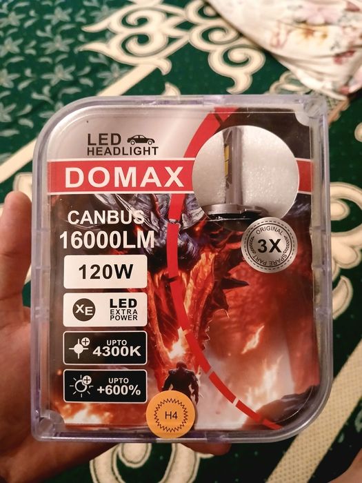 H4 4300К 120W Domax led