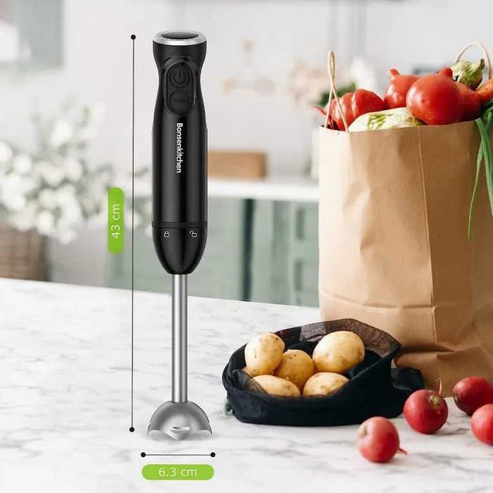 Мощен Блендер Bonsenkitchen 1000W 12 скорости