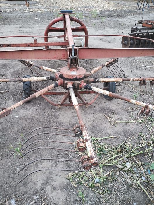 Grebla paianjen  și semănătoare păioase pe discurila schimb cu animale