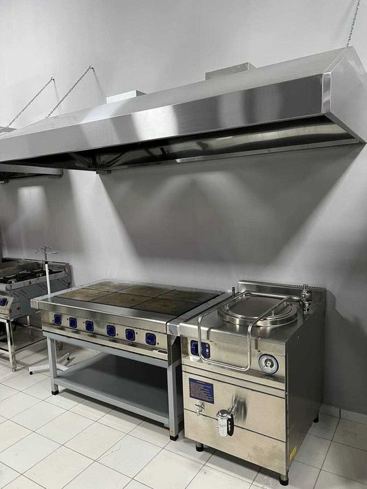 Зонт вытяжной квадратный. Нержавейка Premier