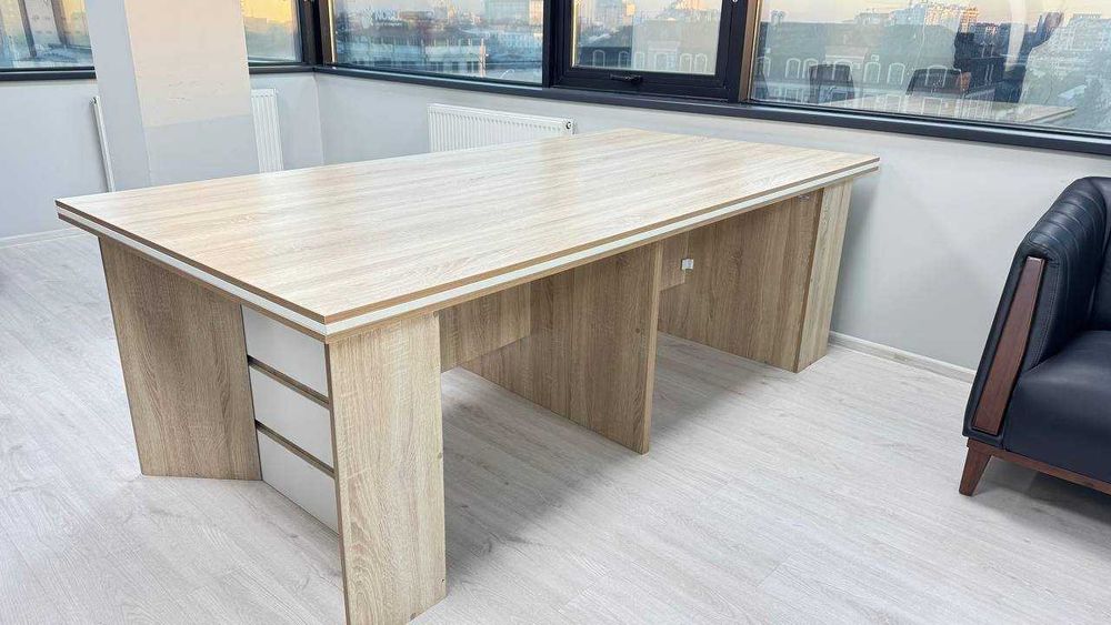 Столы офисные с тумбой