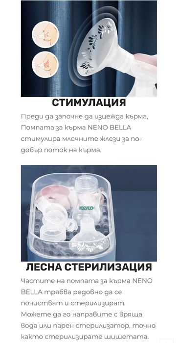 Електрическа помпа за кърма Neno Bella