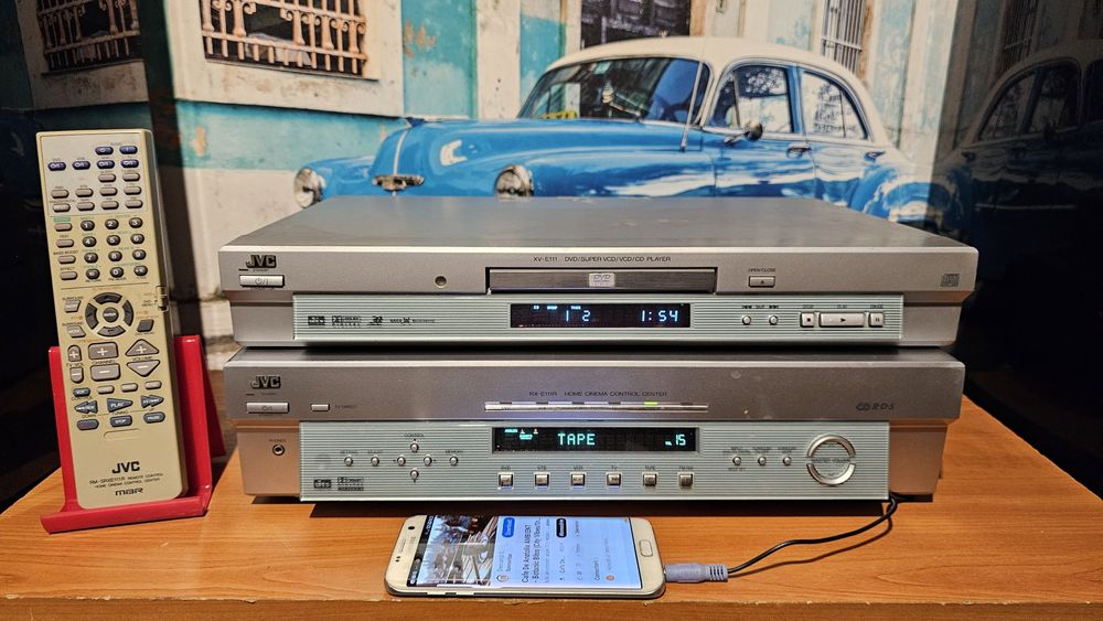 Amplificator statie receiver JVC RX E 111 R si/sau cd dvd JVC XV E 111