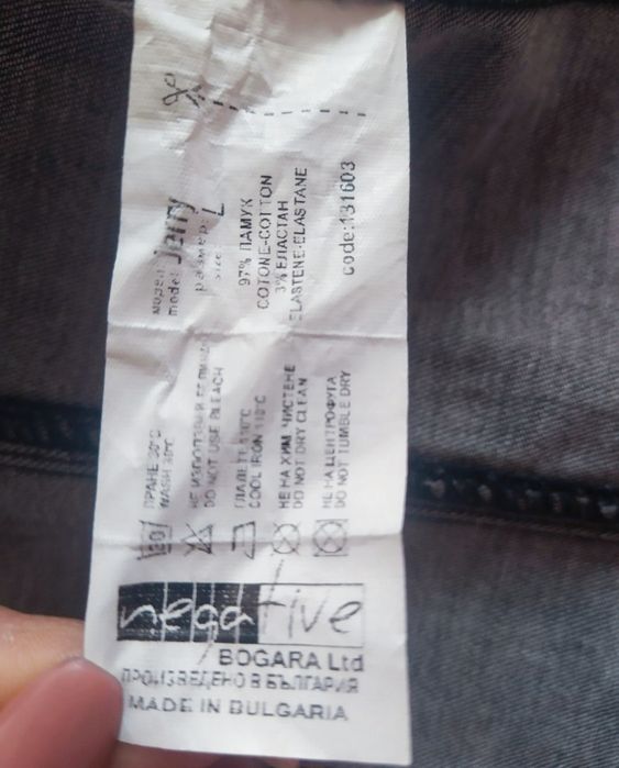 Negative , дамско дънково яке