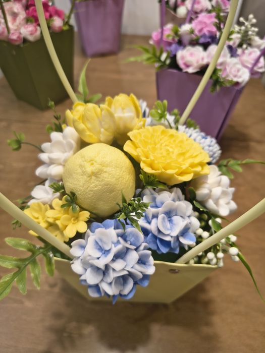 Ароматни букети от глицеринов сапун