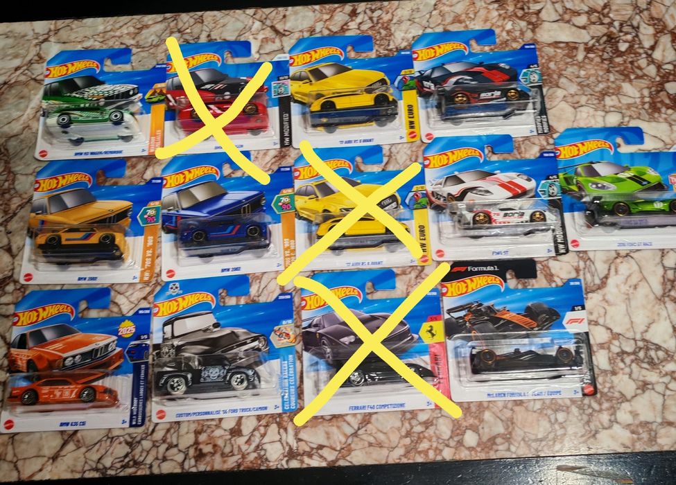 Hot wheels колички