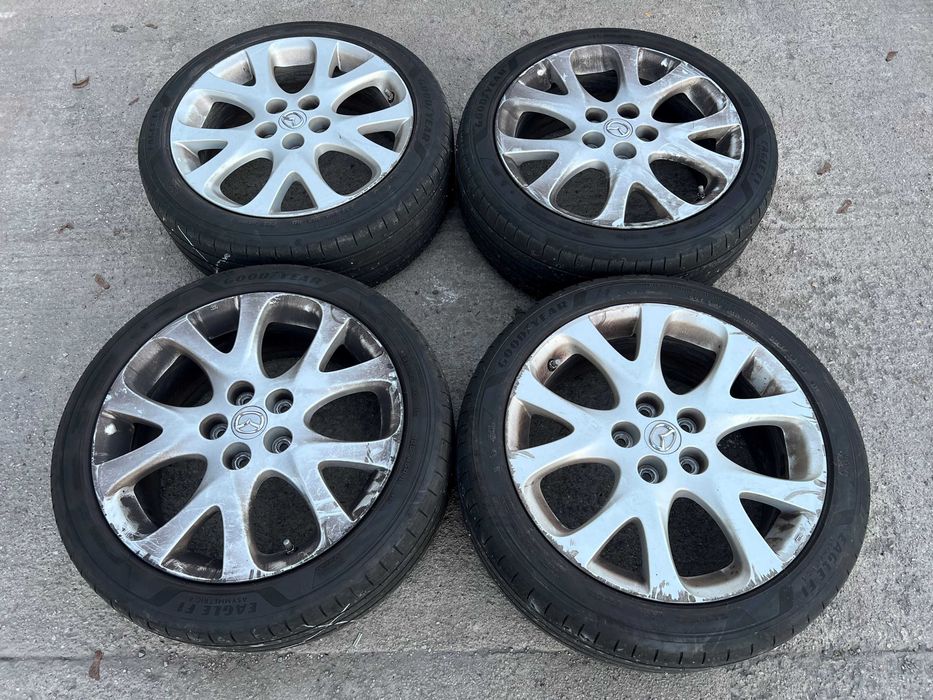 Гуми с джанти 225/45/18 7.5Jx18 ET60 от Мазда/Mazda 6 SPORT!