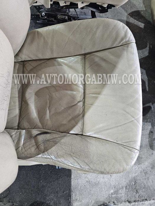БМВ Е60 5 серия Бежов кожен салон БМВ BMW E60